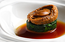 アワビとシイタケ、野菜煮