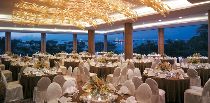 Beach Wedding In Singapore Venue Space Shangri La S Rasa