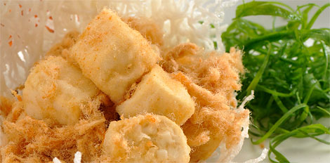 乌龙茶叶炸豆腐