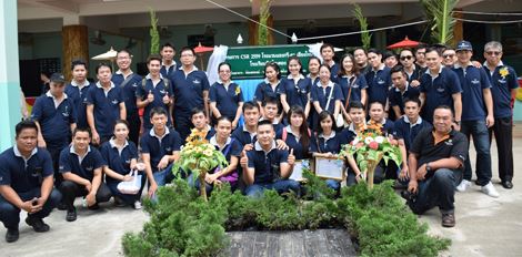 Shangri-La Hotel, Chiang Mai presents improved facilities to Wat Lan Tong School