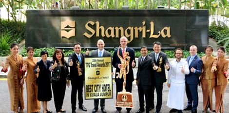 Shangri-La Hotel, Kuala Lumpur Named Best City Hotel for Third Consecutive Year at TTG Travel Awards