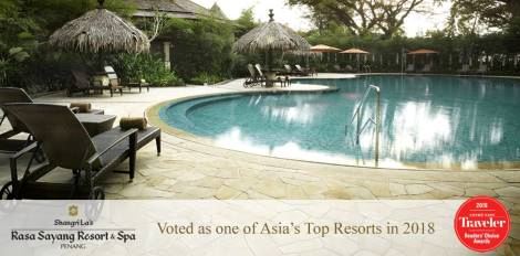 Shangri-La’s Rasa Sayang Resort &amp; Spa, Penang Wins Award From Conde Nast Traveler