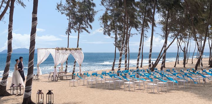 Beach Wedding In Hainan Venue Space Shangri La S Sanya