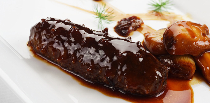 ナマコと長ネギ