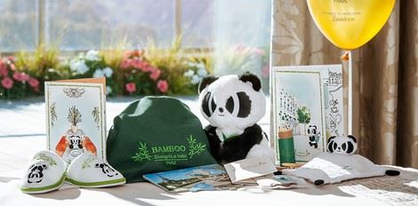 Shangri-la Paris welcomes its young guests with their friend 'Bamboo The Panda'
