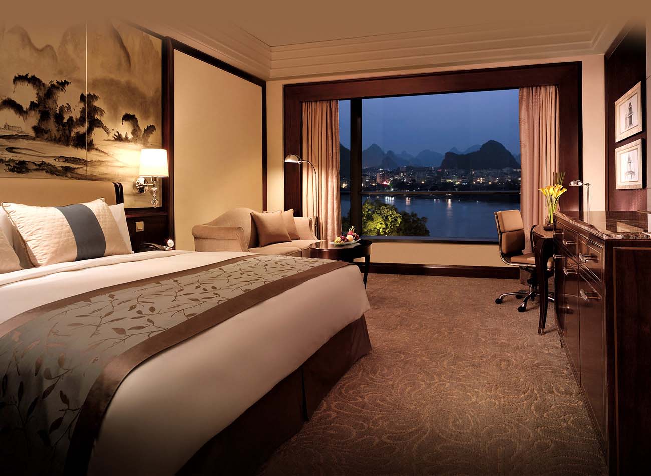Hotel In Guilin Luxury 5 Star Shangri La Slgl Bg 2017 Deluxe River View Room